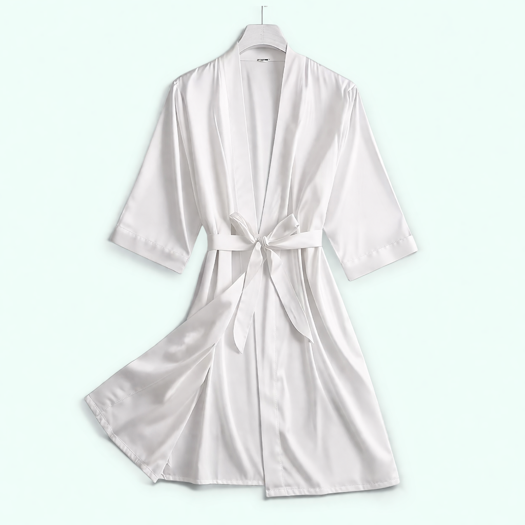 חלוק מפנק מבד סאטן - Limpia